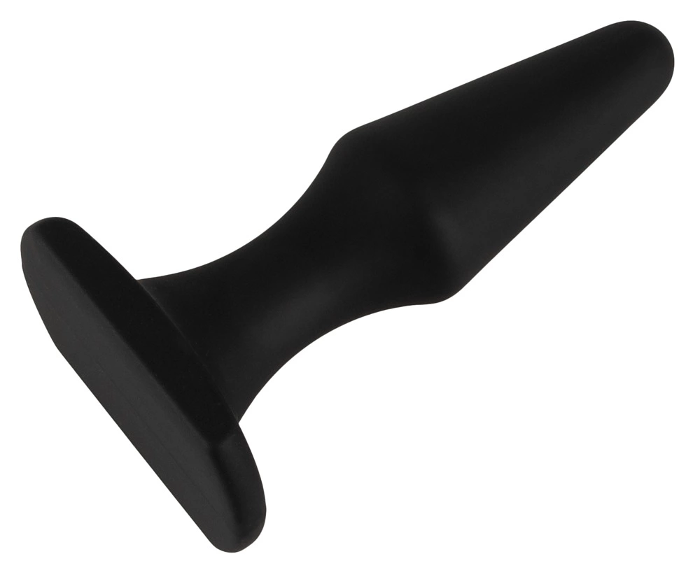 Magic Shiver analinis kaištis iš silikono, kūginės formos, juodas, 10,5 cm