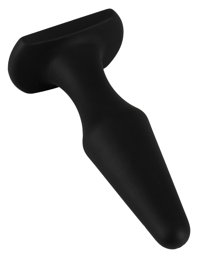 Magic Shiver analinis kaištis iš silikono, kūginės formos, juodas, 10,5 cm