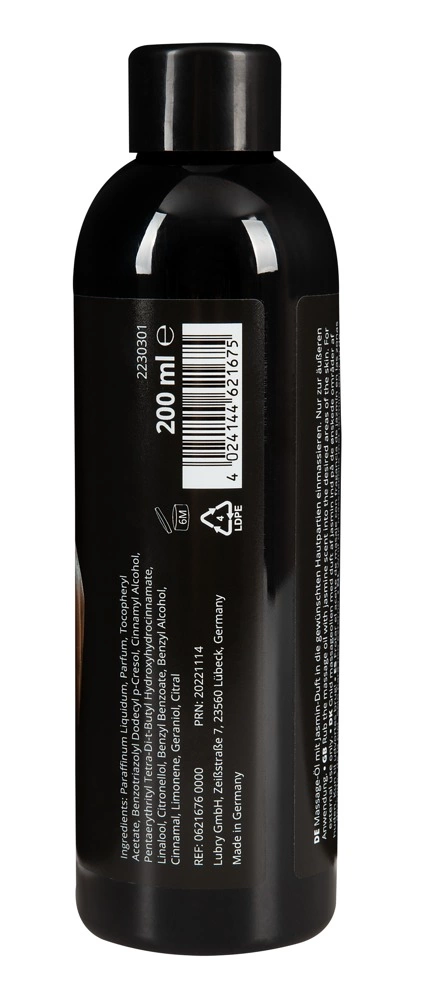 Magoon jazminų kvapo masažo aliejus su jojobos aliejumi, 200 ml