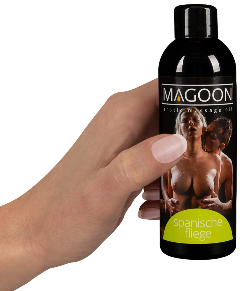 Magoon Span.Fly masažo aliejus, tirpus vandenyje, 100 ml