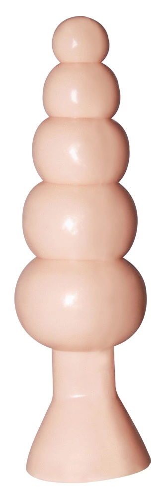NMC lankstus analinis kaištis su karoliukais ir siurbtuku, 20 cm, juodas