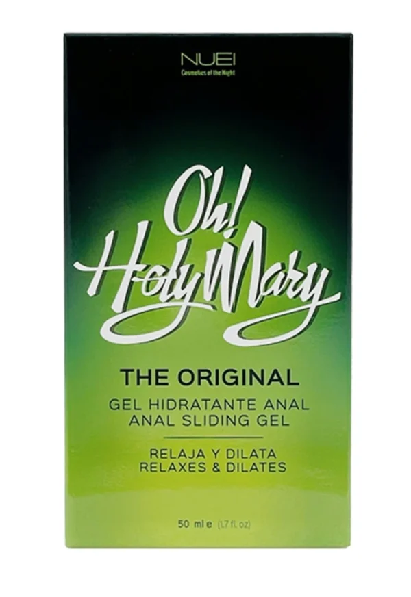 Nuei Oh! Holy Mary analinis lubrikantas vandens pagrindu su kanapių aliejumi, 50 ml