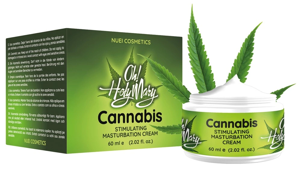 Nuei Holy Mary veganiškas intymus kremas su kanapių sėklų aliejumi, 60 ml