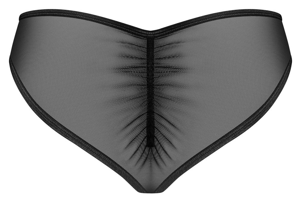 Obsessive Donarella kelnaitės su siuvinėjimu ir raukiniais, juodos, M/L