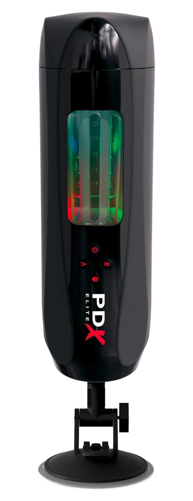 PDX Elite Ultimate Milker 2 masturbatorius su vibracija ir spiraliniu judesiu