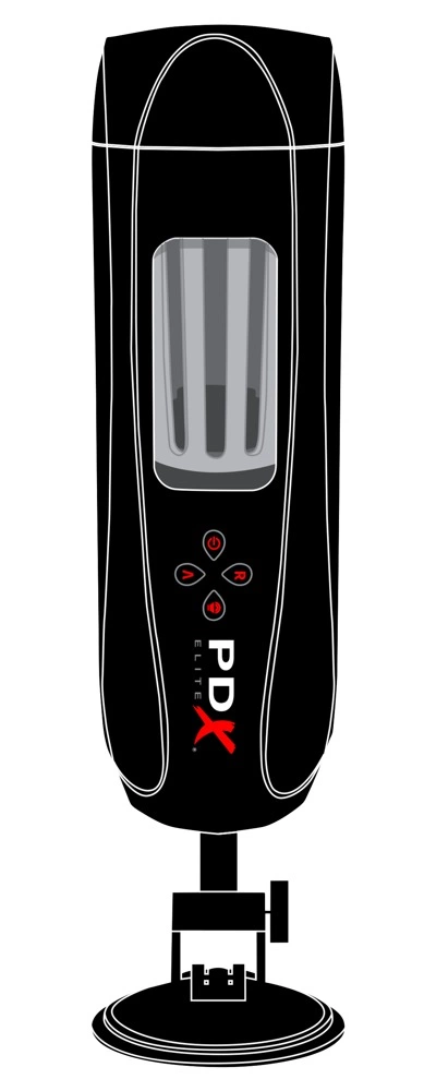 PDX Elite Ultimate Milker 2 masturbatorius su vibracija ir spiraliniu judesiu