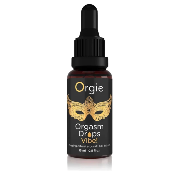Orgie Orgasm Drops Vibe! stimuliuojanti intymi priemonė su vibracijos pojūčiu, 15 ml