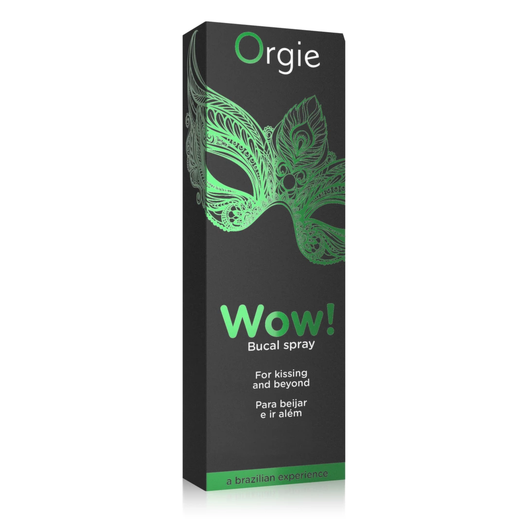 Orgie WOW! Bucal gaivinantis burnos purškiklis su mentoliu ir eukaliptu, 10 ml