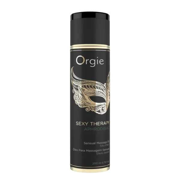 Orgie Sexy Therapy masažo aliejus, vanilė ir kedras, 200 ml