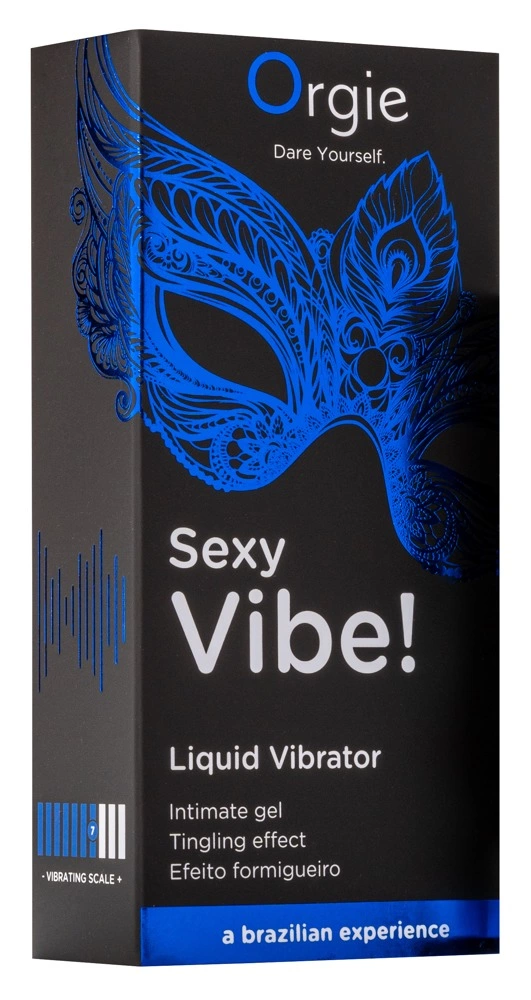 Orgie Liquid Vibrator intymus gelis su dilgčiojimo efektu, 15 ml