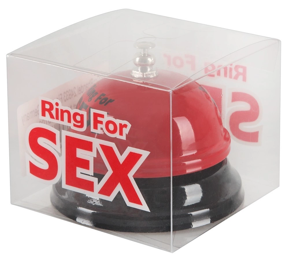 Orion Brand Ring for Fun metalinis stalo skambutis, raudonas, 8 cm
