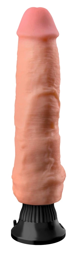 Real Feel Deluxe realistiškas vibratorius su siurbtuku, 24 cm