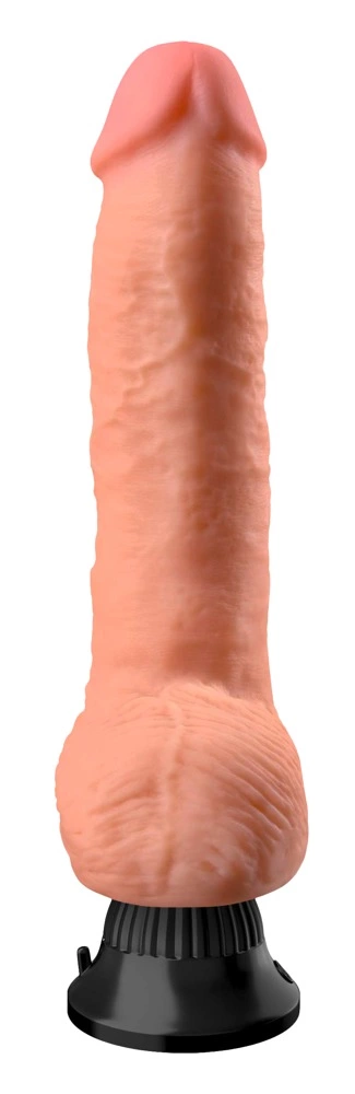 Real Feel Deluxe realistiškas vibratorius su siurbtuku, 24 cm