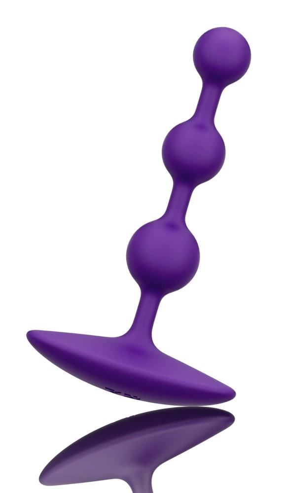 ROMP Amp silikoniniai analiniai karoliukai, 13,5 cm, juodi