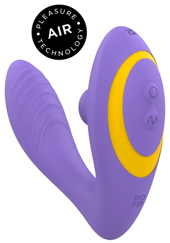 ROMP Reverb G taško vibratorius su oro bangų stimuliacija, violetinis