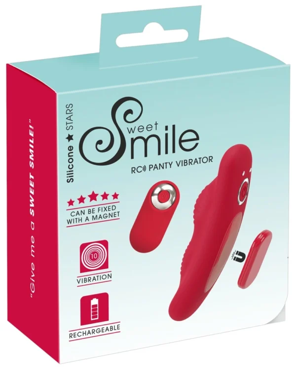 Sweet Smile magnetinis kelnaičių vibratorius su nuotolinio valdymo pulteliu