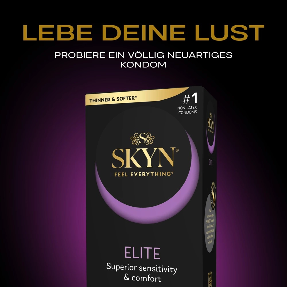 Skyn Elite ploni prezervatyvai iš poliizopreno, be latekso, 20 vnt.