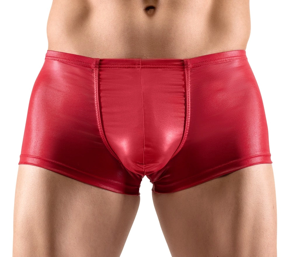 Svenjoyment blizgūs vyriški bokseriai su pakeliančia siūle, raudoni, 2XL