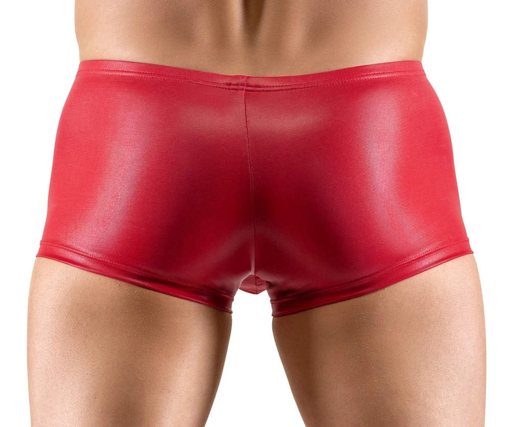 Svenjoyment blizgūs vyriški bokseriai su pakeliančia siūle, raudoni, 2XL