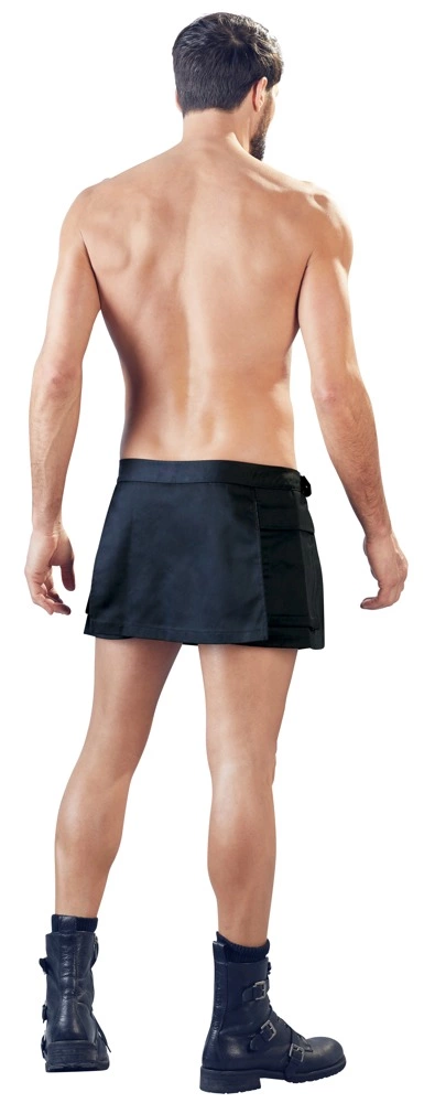 Svenjoyment Gladiator vyriškas sijonas su sagtimis ir kišenėmis, juodas, M/L