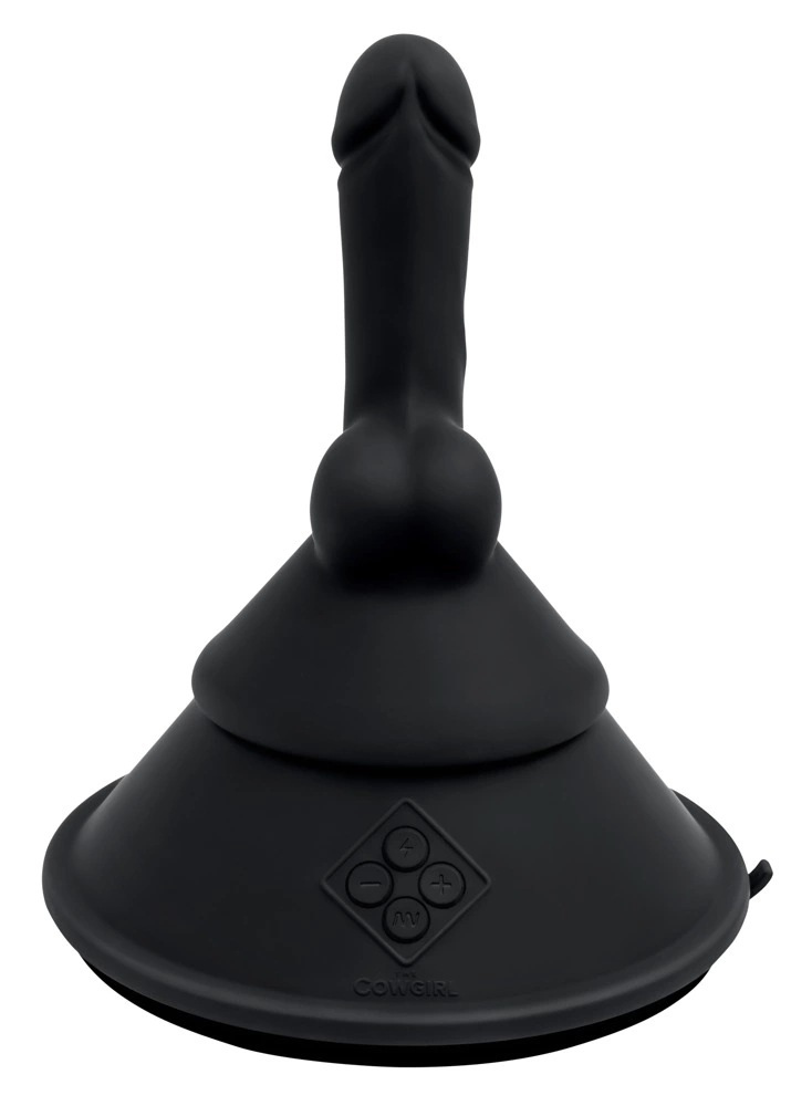 The Cowgirl Cone kūgio formos vibratorius su siurbtuku, valdomas programėle