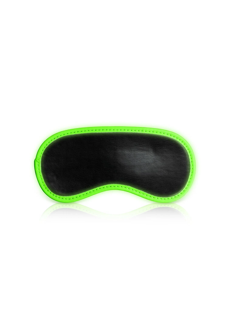 Ouch! by Shots akių raištis, šviečiantis tamsoje, fluorescencinis žalias