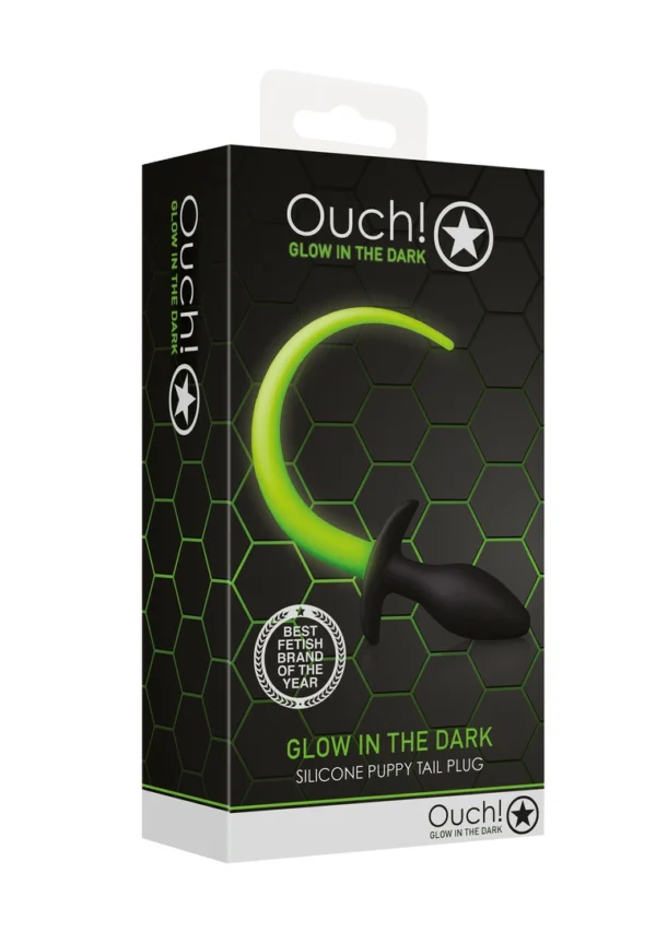 Ouch! by Shots Glow in the Dark analinis kaištis, žalias