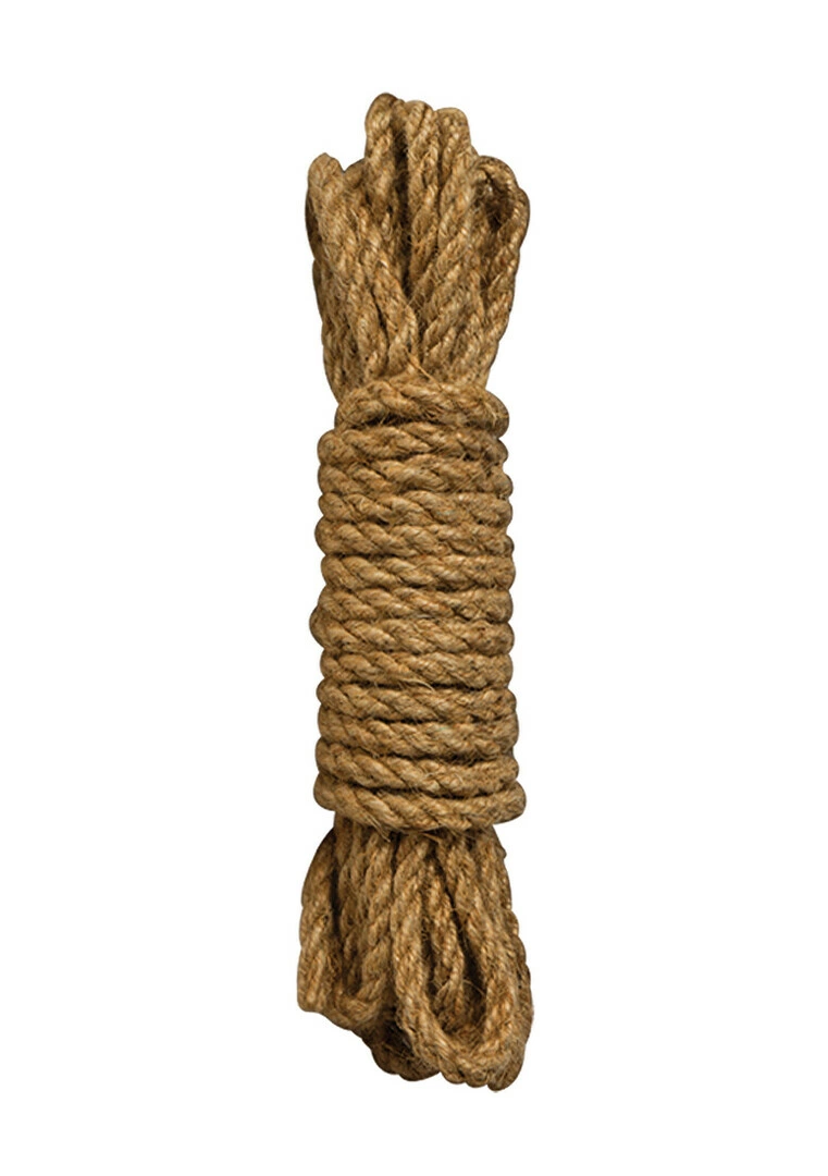 Ouch! by Shots Shibari medvilninė virvė, juoda, 10 m