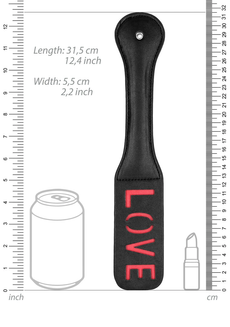 Ouch! by Shots LOVE plakimo mentelė su užrašu, juoda