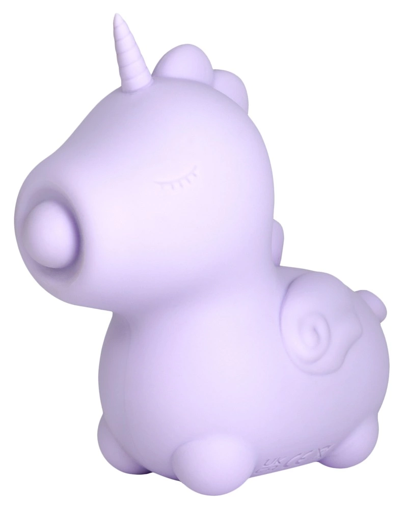Unihorn Karma Lilac vienaragio formos klitorio stimuliatorius su dviem varikliais