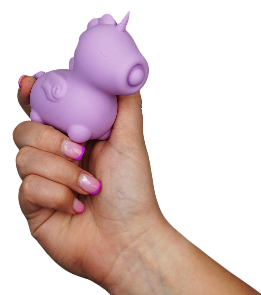 Unihorn Karma Lilac vienaragio formos klitorio stimuliatorius su dviem varikliais