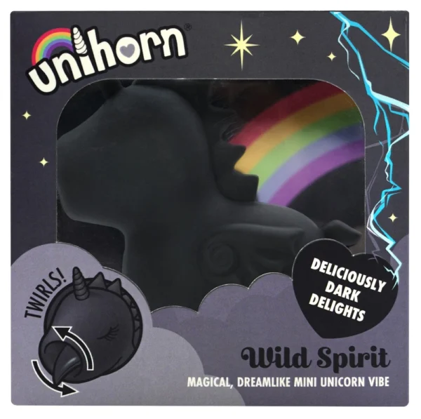 Unihorn Wild Spirit vienaragio formos klitorio stimuliatorius su sukamuoju liežuvėliu