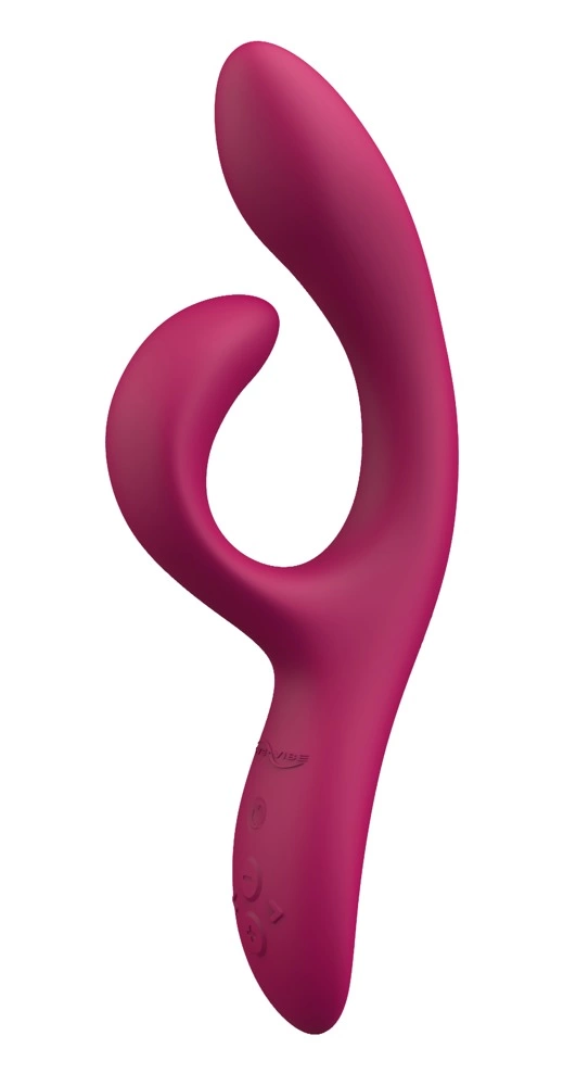 We-Vibe Nova 2 vibratorius dvigubai stimuliacijai, valdomas programėle, fuksijos spalvos