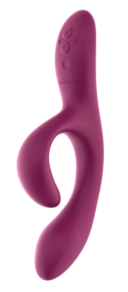 We-Vibe Nova 2 vibratorius dvigubai stimuliacijai, valdomas programėle, fuksijos spalvos
