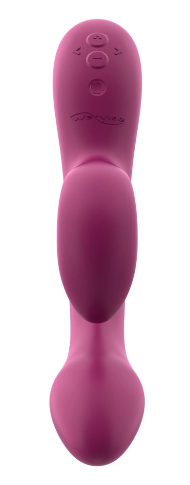 We-Vibe Nova 2 vibratorius dvigubai stimuliacijai, valdomas programėle, fuksijos spalvos