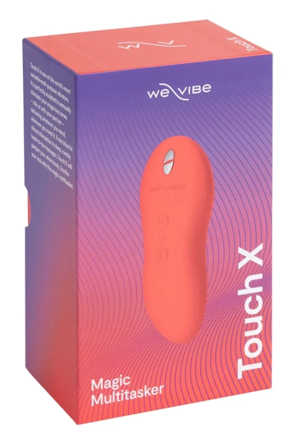 We-Vibe Touch X kompaktiškas vibratorius su 8 intensyvumo lygiais, Crave Coral