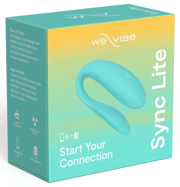 We-Vibe Sync Lite vibratorius poroms, valdomas programėle, Aqua