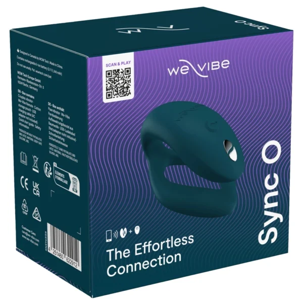 We-Vibe Sync O vibratorius poroms su pulteliu ir programėle, Petrol Green