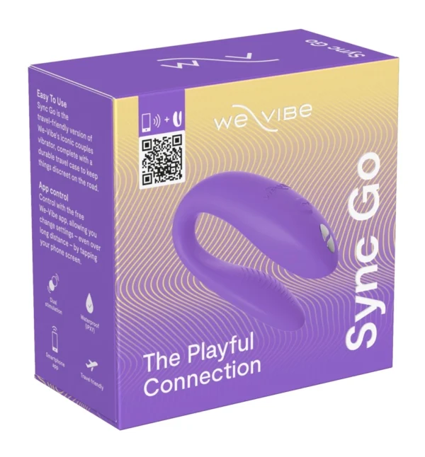 We-Vibe Sync Go vibratorius poroms, valdomas programėle, violetinis