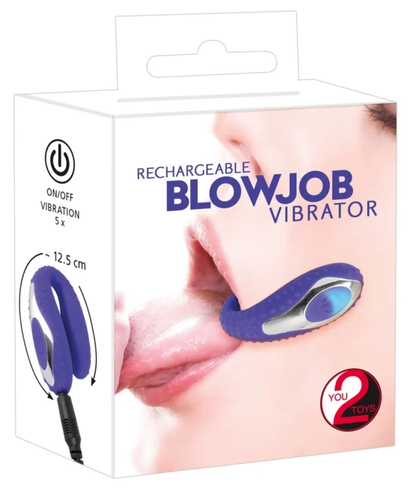 You2Toys lankstus oralinis vibratorius, 5 režimai, violetinis