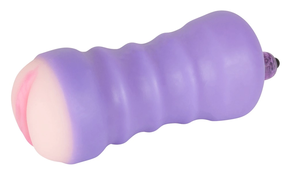You2Toys Gina masturbatorius su vibracija, TPR, violetinis, 14 cm
