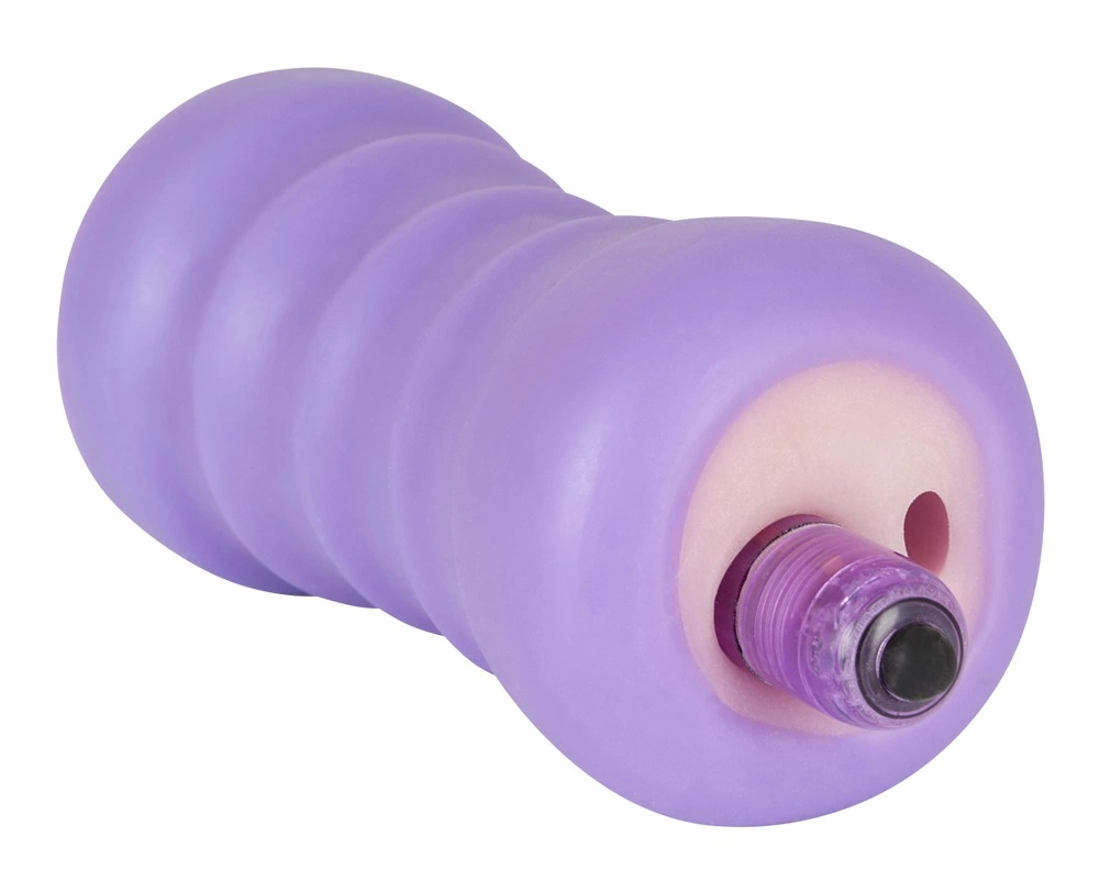 You2Toys Gina masturbatorius su vibracija, TPR, violetinis, 14 cm