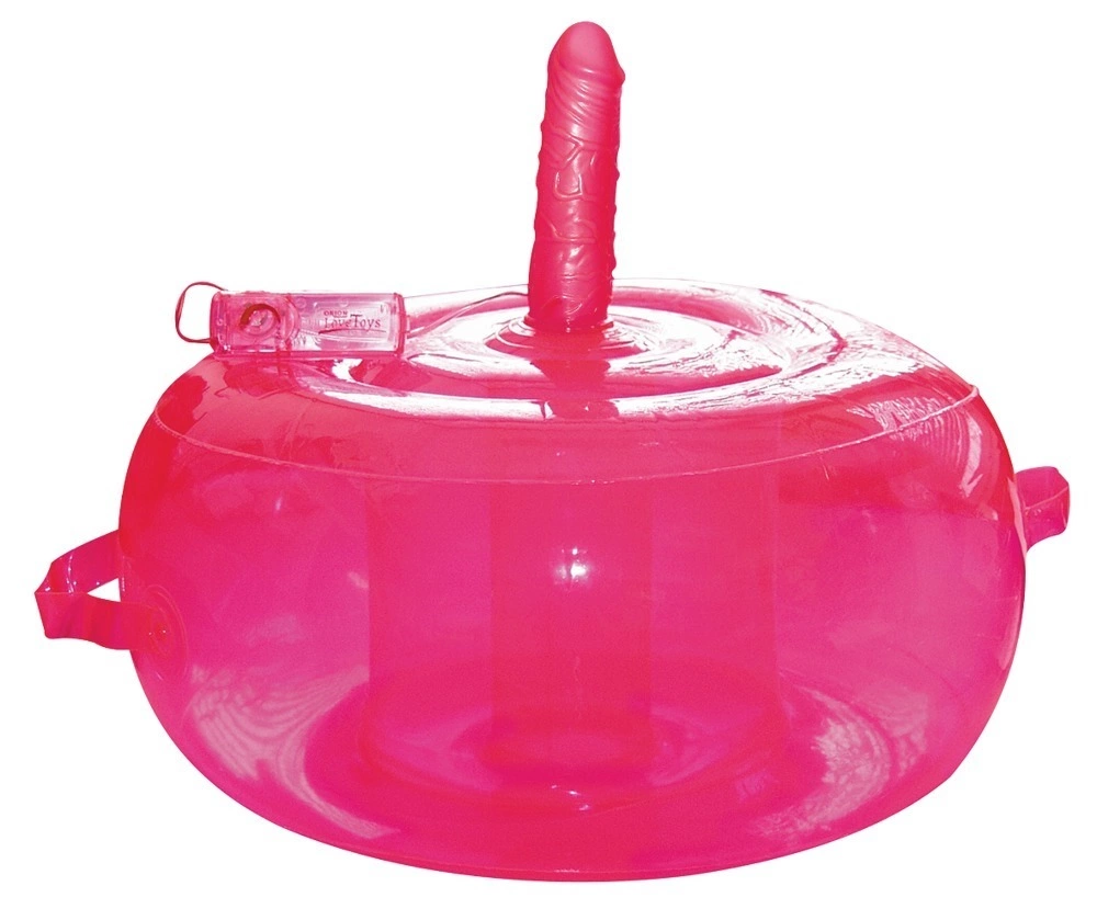 You2Toys pripučiama sekso sėdynė su vibruojančiu priedu ir rankenomis, juoda