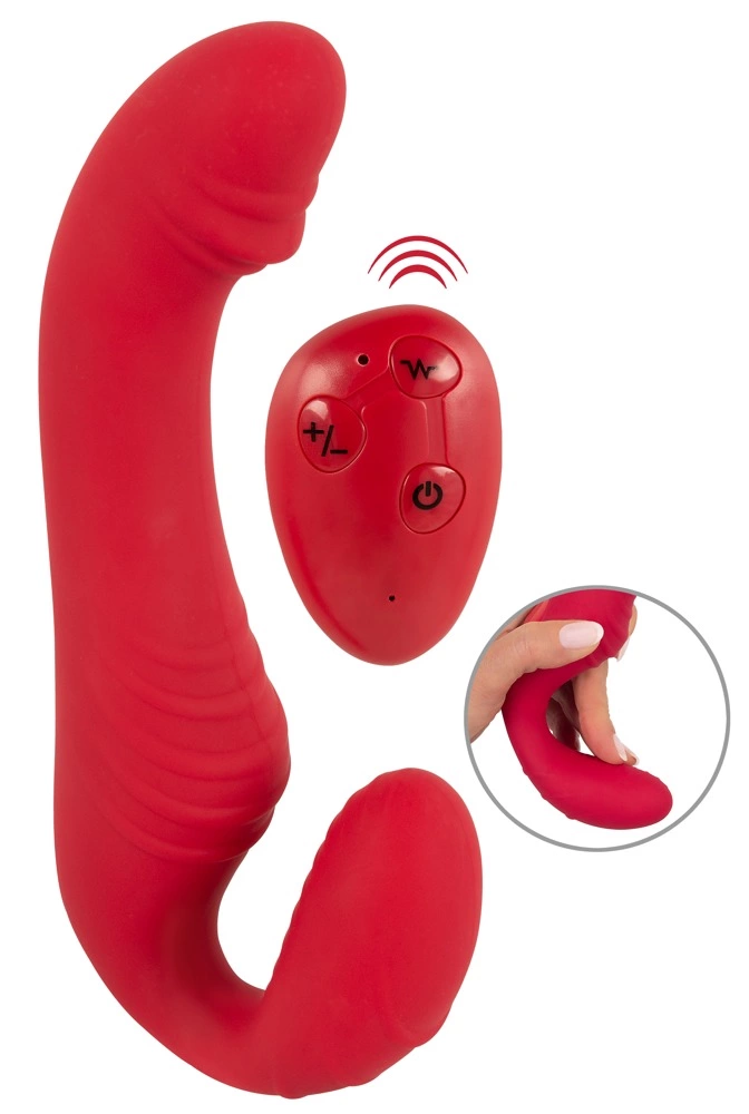 You2Toys RC dvipusis vibratorius su nuotolinio valdymo pulteliu, violetinis