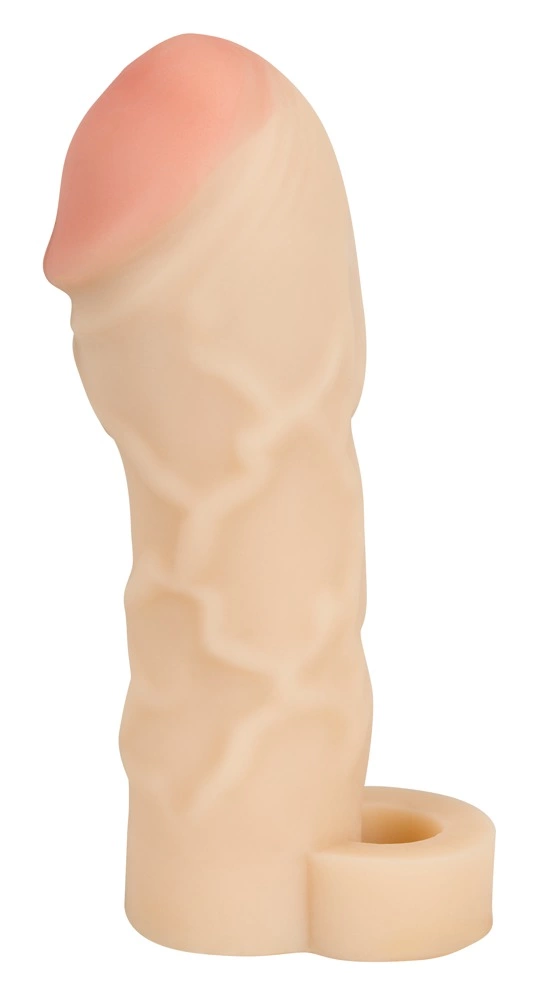 You2Toys Thicker & Bigger penio antgalis su žiedu, kūno spalvos, 17 cm