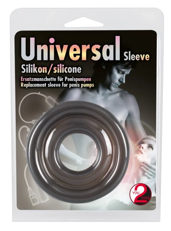 You2Toys universalus silikoninis penio pompos įdėklas, 6,8 cm, skaidrus