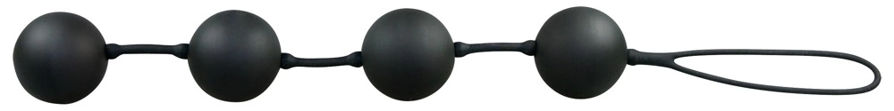 You2Toys Velvet Kėgelio kamuoliukai su svarmenimis, 4 vnt., juodi