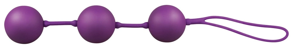 You2Toys Velvet Kėgelio kamuoliukai su svarmenimis, 3 vnt., violetiniai