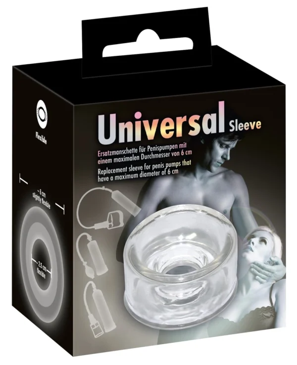 You2Toys universalus TPE pompos įdėklas, 6 cm, skaidrus