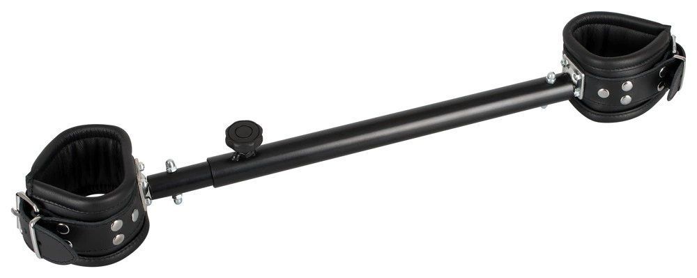 ZADO reguliuojamas kojų skėtimo strypas su odiniais kulkšnių antrankiais, 35-60 cm